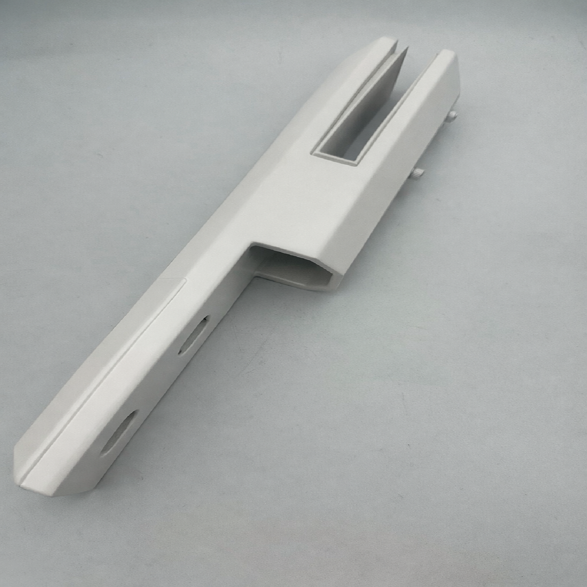 Spigot - EMP650 Heavy Duty - Friction Edge Fix Adjustable - Suit 12 to 15.04mm glass Matt White